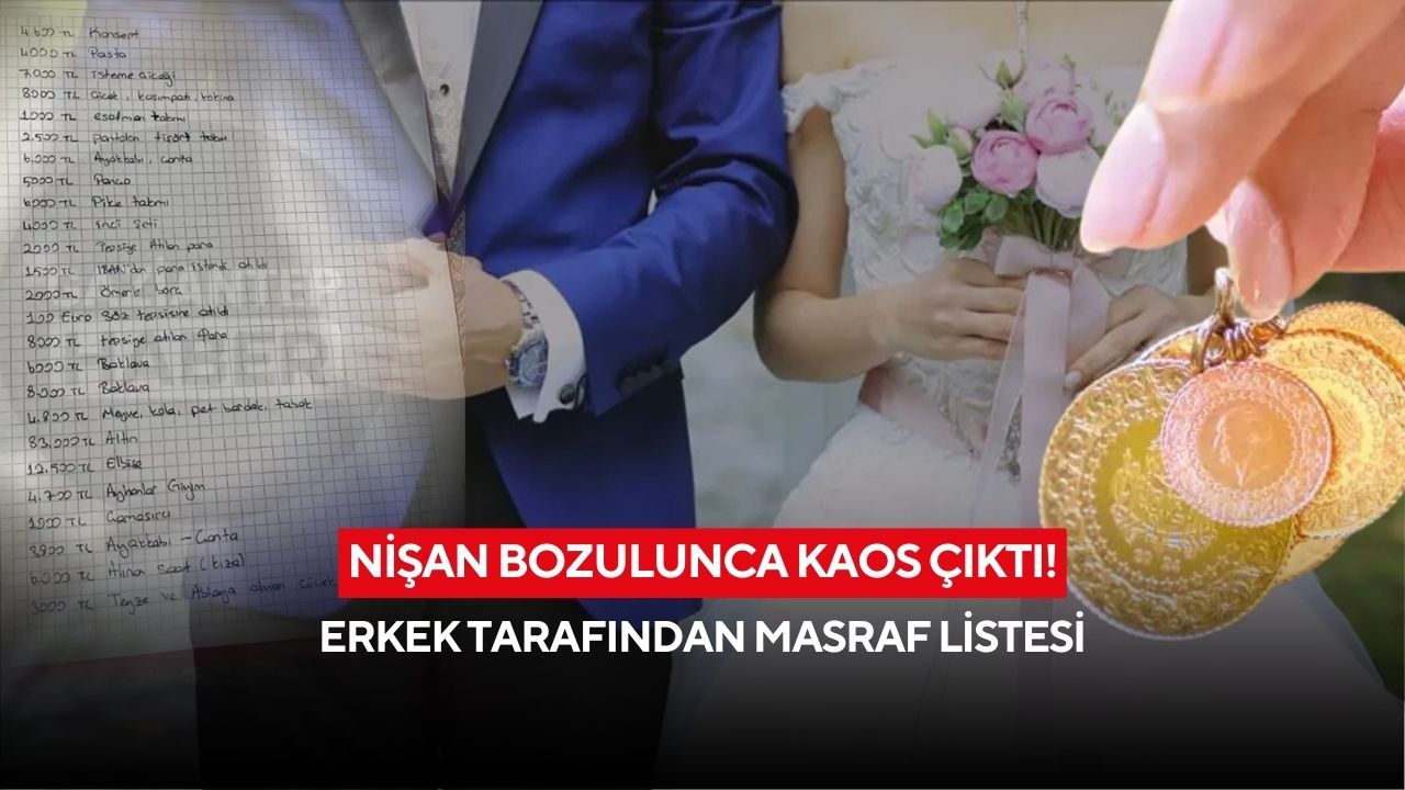 Nişan bozulunca IBAN gönderdiler: Liste ortaya çıktı, rakam dudak uçuklattı