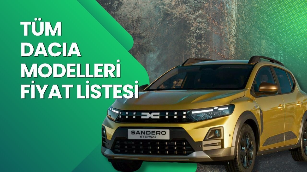 Dacia Fiyat Listesi 2026 | Sandero Stepway ve Jogger Nisan Ayı Güncel Fiyatlar