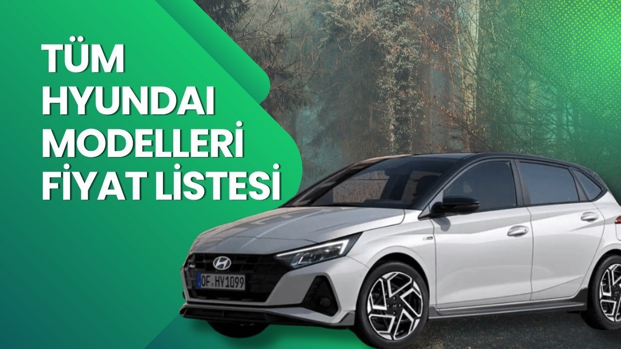 Hyundai Fiyat Listesi 2026 | i20,i30, Bayon, Kona, Tucson, Inster, Santa ve Ioniq Nisan Ayı Güncel Fiyat Listesi