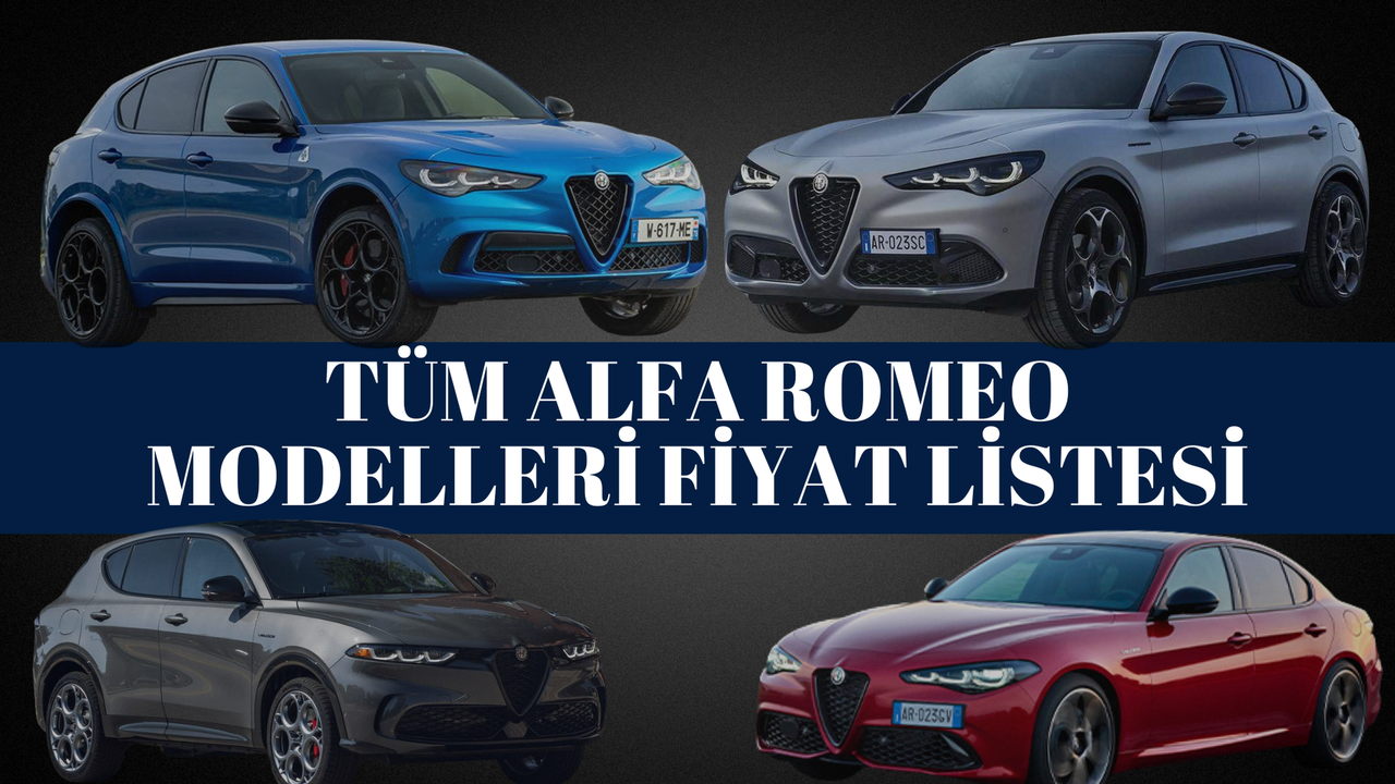 Alfa Romeo Fiyat Listesi 2025 | Tonale, Giulia ve Stelvio Ocak Ayı Güncel Fiyatlar