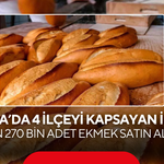 Manisa’da 4 ilçeyi kapsayan ihale ! 1 Milyon 270 Bin Adet Ekmek Satın Alınacak