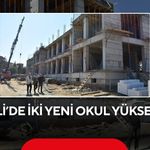 Salihli’de iki yeni okul yükseliyor