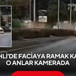 Salihli'de faciaya ramak kala... O anlar kamerada
