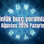Günlük burç yorumları: 10 Ağustos 2026 Pazartesi