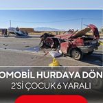 Korkunç kaza! Otomobil hurdaya döndü, sürücünün ayağı koptu