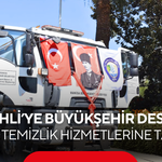 Salihli’ye Büyükşehir Desteği... Yol ve Temizlik Hizmetlerine Yeni Takviye