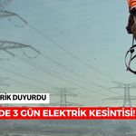 Salihli’de 3 gün elektrik kesintisi! İşte kesinti yapılacak yerler