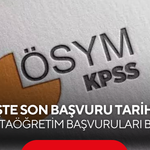 KPSS Ortaöğretim başvuruları başladı! İşte son başvuru tarihi