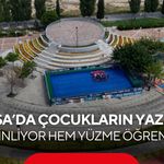Manisa’da çocuklara yaz tatilinde büyük fırsat! Hem yüzüyor hem öğreniyorlar
