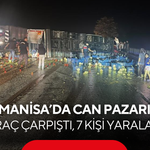 Manisa’da yağmur faciası! 4 araç birbirine girdi, 7 kişi yaralandı...