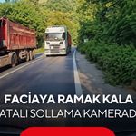 Ölümden saniyelerle kurtuldu! Kamyonla kafa kafaya gelmekten son anda kurtuldu
