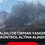Salihli’de orman yangını kontrol altına alındı