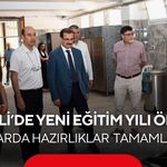 Salihli'de öğrenciler gelmeden önce okullarda son hazırlıklar!