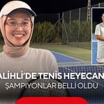 Salihli’de tenis heyecanı! Şampiyonlar belli oldu