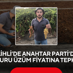 Salihli’de Anahtar Parti’den Kuru Üzüm Fiyatına Tepki
