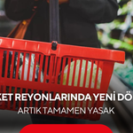 Bakanlık düğmeye bastı! Market reyonlarında yeni dönem