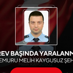 İçişleri bakanı acı haberi duyurdu: Polis memuru Melih Kaygusuz şehit oldu