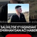 Salihli’de 17 yaşındaki Emirhan’dan acı haber