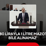 ‘80 lirayla 1 litre mazot bile alınamaz’