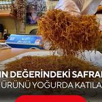 Safranın yan ürünü çöpe gitmeyecek! Bu kez yoğurdu zenginleştirecek