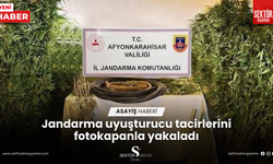 Uyuşturucu tacirleri fotokapanla yakalandı