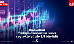 Türkiye ekonomisi ikinci çeyrekte yüzde 3,8 büyüdü