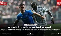 Aboubakar attı, adını tarihe yazdı! Beşiktaş UEFA Konferans Ligi'nde Dinamo Kiev'i eleyerek gruplara kalmayı başardı