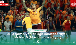 Galatasaray: 1 - Molde: 0 (Maç devam ediyor)