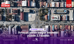 İhracat birim değer endeksi yüzde 2,1 azaldı