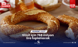 Simit için 768 milyon lira toplanacak