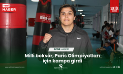 Milli boksör, Paris Olimpiyatları için kampa girdi