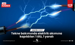 Tekne bakımında elektrik akımına kapıldılar: 1 ölü, 1 yaralı