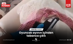 Oyuncak ayının içinden tabanca çıktı