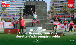 Ahmet Bayram, İzmir Yarı Maratonu'nda şampiyon oldu