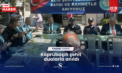 Köprübaşılı şehit dualarla anıldı