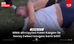 MMA dövüşçüsü Kaan Kazgan ile Savaş Cebeci kavgası kanlı bitti!