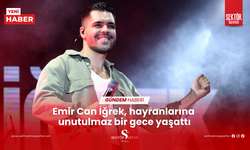 Emir Can İğrek, hayranlarına  unutulmaz bir gece yaşattı