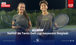 Salihli’de Tenis Defi Ligi heyecanı başladı