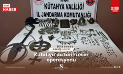 Kütahya’da tarihi eser operasyonu