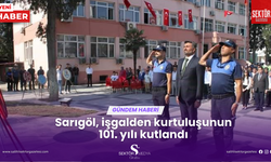 Sarıgöl, işgalden kurtuluşunun 101. yılı kutlandı