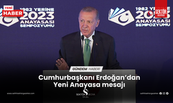 Cumhurbaşkanı Erdoğan’dan Yeni Anayasa mesajı