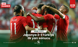 Japonya 3-1 Türkiye İlk yarı sonucu