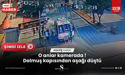 Açık olan dolmuş kapısından aşağı düştü