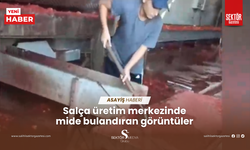 Salça üretim merkezinde mide bulandıran görüntüler