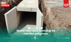 MASKİ’den dere temizliği ve menfez çalışması