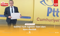 Salihli Türk Eğitim-Sen’den tam destek