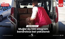 Muğla’da 500 kilogram bandrolsüz bal yakalandı