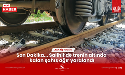 Salihli’de trenin altında kalan şahıs ağır yaralandı