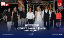 Uysal ve Kacar ailesinin mutlu günü