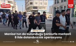 Manisa’nın da bulunduğu  8 ilde dolandırıcılık operasyonu